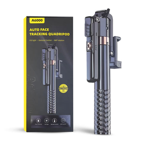 A6000 AI Auto Face Tracking Gimbal Quadripod