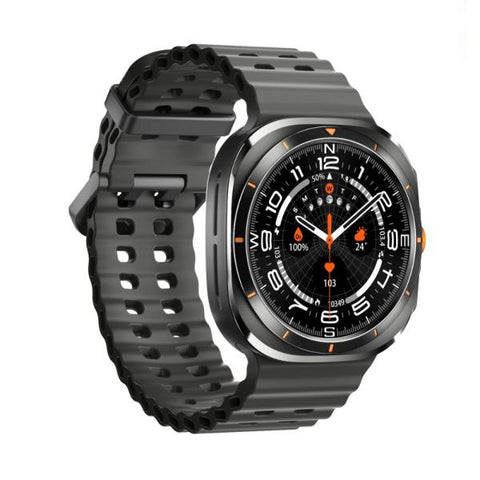 JS Watch 7 Ultra Smart Watch – 1.43” AMOLED Display, Bluetooth Calling, IP68 Waterproof, Wireless Charging | TechFlex.pk