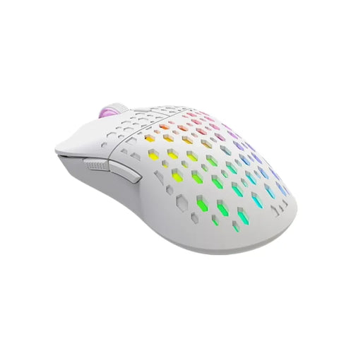 XTRIKE ME GM209W RGB Gaming Mouse – 8000 DPI Ultra-Light Honeycomb Mouse